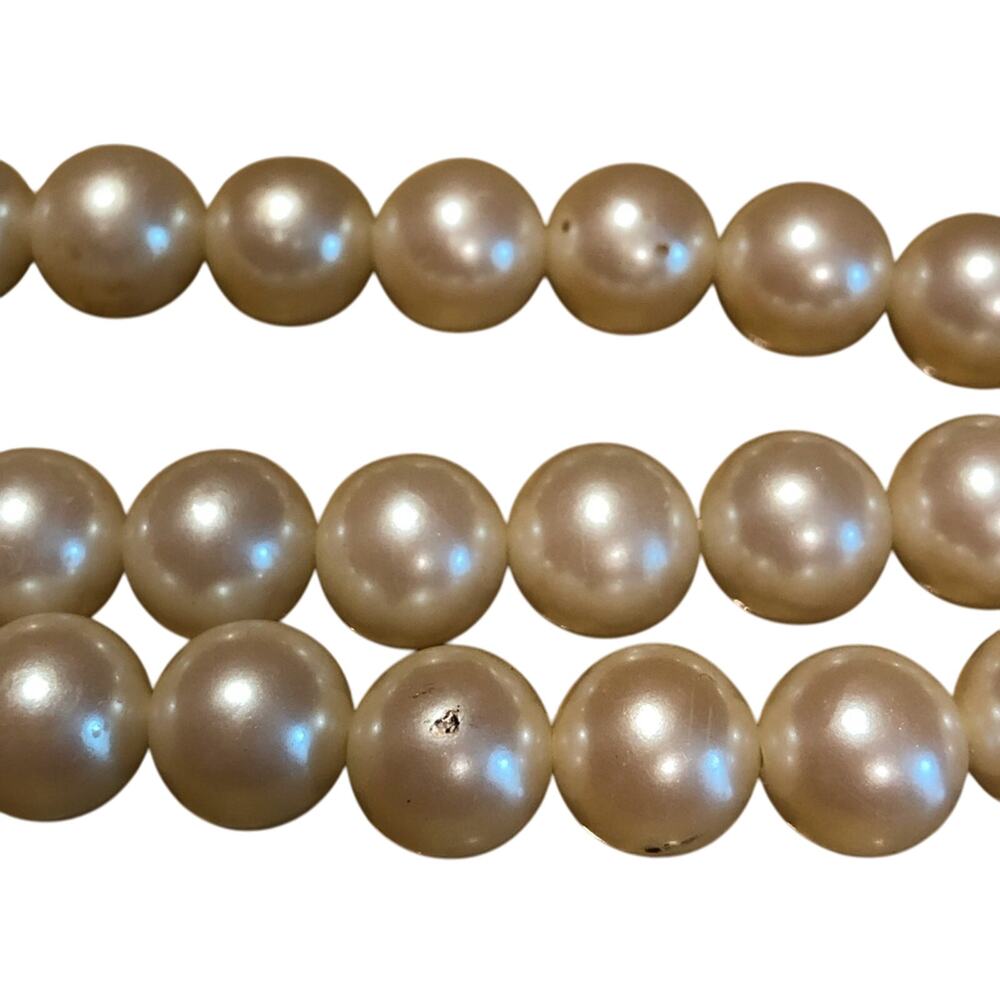 Vintage Signed Richelieu Pearlescent Rhinestone Choker - Picture 13 of 16